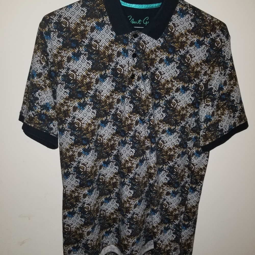 Robert Graham Polo Shirt Size L